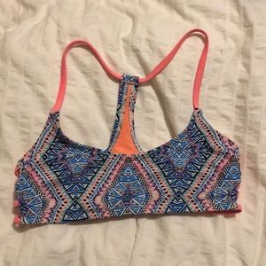 colorful swim top